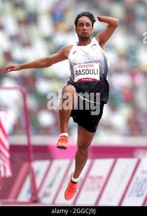 Shima Rasouli Afghanistan's Hossain Rasouli in the Men's Long Jump T47 Final at ...