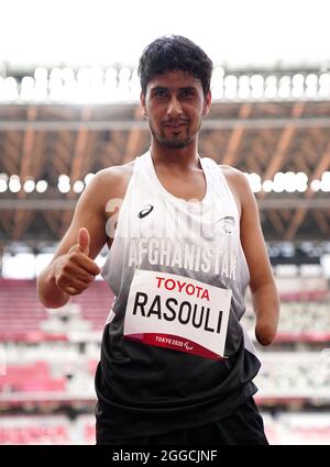 Shima Rasouli Afghanistan's Hossain Rasouli reacts after being eliminated from the ...