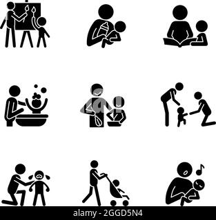 responsible child clipart black