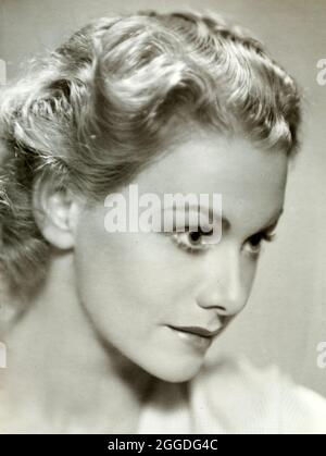 SONJA WIGERT (1913-1980) Norwegian-Swedish film actress and WW2 spy. The 2020 film The Spy was based on her work. Stock Photo