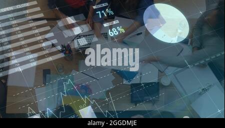 People working in a busy office 4k Stock Photo