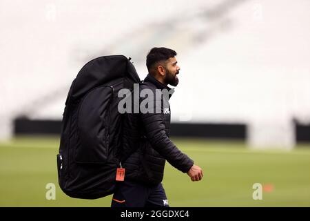 India's Virat Kohli during a nets session at the Kia Oval, London. Picture date: Tuesday August 31, 2021. Stock Photo