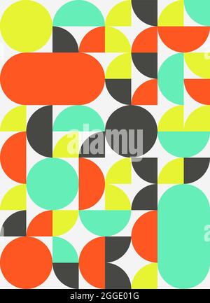 Background abstract geometric flat design style Stock Vector