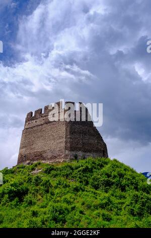 Leuchtenburg Castle Ruin, Kaltern, Lake Kaltern, Unteretsch, South Tyrol, Italy Stock Photo