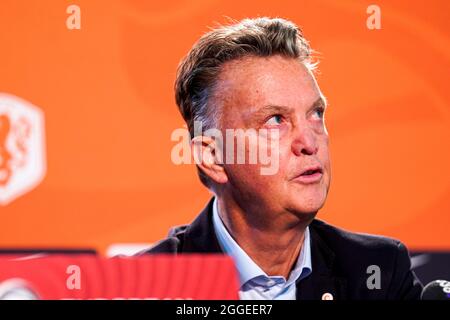 ZEIST, NETHERLANDS - AUGUST 31: KNVB Logo during the Netherlands Press  Conference at KNVB Campus on August 31, 2021 in Zeist, Netherlands (Photo  by Jeroen Meuwsen/Orange Pictures Stock Photo - Alamy