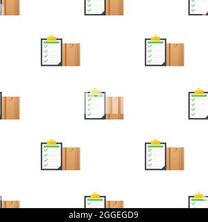 Delivery pattern. Delivery service app. Flat style vector illustration. Stock Vector