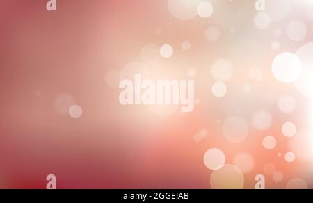 Bokeh light. Vector design template with copy space Stock Vector