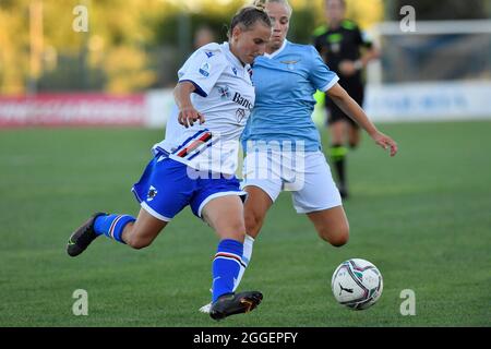 Formello, Italy. 29th Aug, 2021. during the Serie A match between SS LAZIO and UC SAMPDORIA at stadio Mirko Fersini Formello on August 29, 2021 in Formello, Italy. (Photo by Domenico Cippitelli/Pacific Press/Sipa USA) Credit: Sipa USA/Alamy Live News Stock Photo