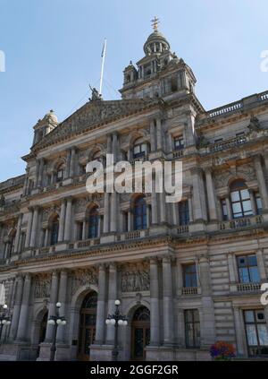City Chambers,George Square,Glasgow city centre, Scotland,UK Stock Photo