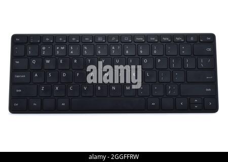 Computer keyboard isolated on white background Stock Photo