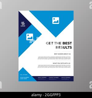 Flayer Design Vector Template EPS Format Vector template Stock Vector