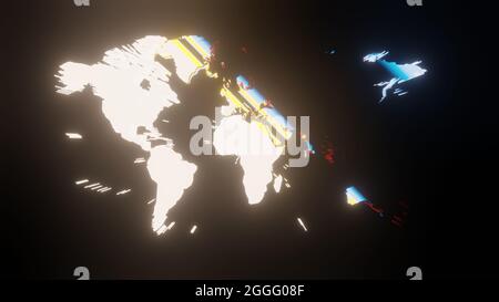 World map texture background. 3d rendering Stock Photo - Alamy