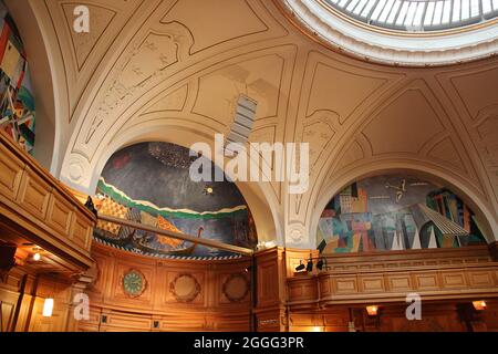 Stockholm, Sweden - 2018 09 30: Stockholm Parliament Interior Details, Sweden Stock Photo