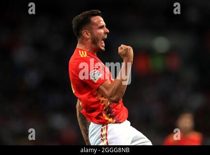 File photo dated 08-09-2018 of Spain's Saul Niguez. Issue date: Wednesday September 1, 2021. Stock Photo