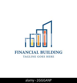 Building logo vector stock illustration design template. Vector eps 10. Stock Vector