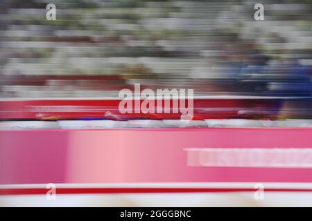 Tokyo, Japan. Credit: MATSUO. 31st Aug, 2021. Ambience shot Athletics : Women's 1500m T54 Final during the Tokyo 2020 Paralympic Games at the National Stadium in Tokyo, Japan. Credit: MATSUO .K/AFLO SPORT/Alamy Live News Stock Photo