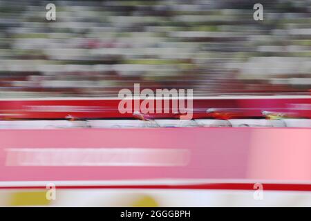 Tokyo, Japan. Credit: MATSUO. 31st Aug, 2021. Ambience shot Athletics : Women's 1500m T54 Final during the Tokyo 2020 Paralympic Games at the National Stadium in Tokyo, Japan. Credit: MATSUO .K/AFLO SPORT/Alamy Live News Stock Photo