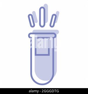 Icon Vector of Vials 5 - Two Tone Style - Simple illustration, Editable stroke, Design template vector, Good for prints, posters, advertisements, anno Stock Vector