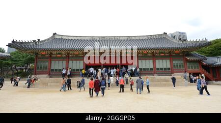 Deoksugung palace in Seoul, Korea. Stock Photo