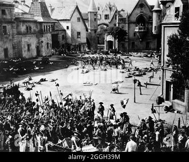 Hunchback of Notre Dame 1920 vintage still Stock Photo