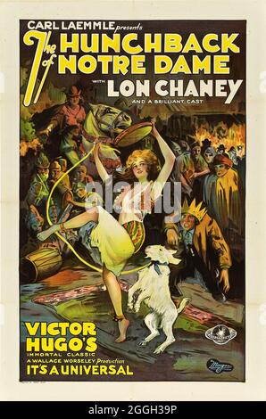 Hunchback of Notre Dame 1920 vintage still Stock Photo