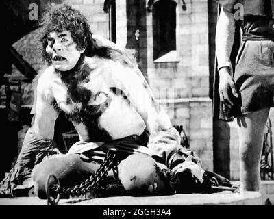 Hunchback of Notre Dame 1920 vintage still Stock Photo