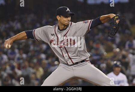 September 22 2021: Dodger pitcher Alex Vesia (51) throws a pitch during the  game with Los Angeles Dodgers and Colorado Rockies held at Coors Field in  Denver Co. David Seelig/Cal Sport Medi(Credit