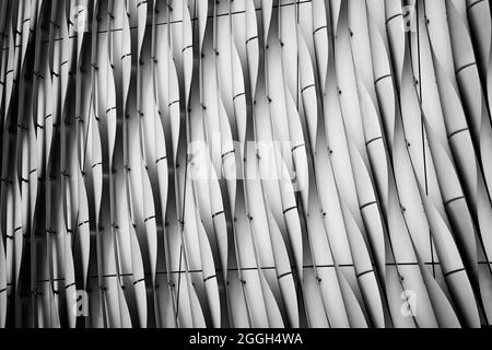 Patterned Wall Stock Photo