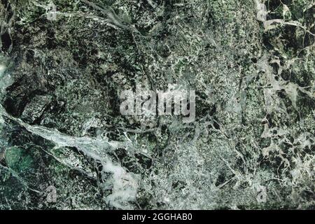 Dark green marble tile grunge background or texture Stock Photo