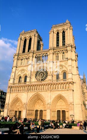 FRANCE. PARIS (75) 4TH ARR. NOTRE-DAME CATHEDRAL Stock Photo