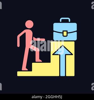 Promotion RGB color icon for dark theme Stock Vector