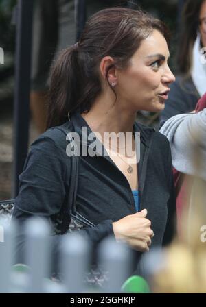 New York, NY, USA. 31st Aug, 2021. Mila Kunis on the set of Luckiest Girl Alive in New York City on August 31, 2021. Credit: Rw/Media Punch/Alamy Live News Stock Photo