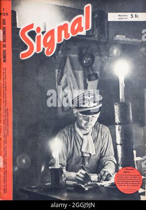 SIGNAL German magazine in French dtd  December 1941 Stock Photo