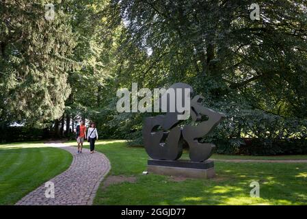 Louisiana Museum of Modern Art Gallery in the town of Humlebaek in northern Denmark Stock Photo