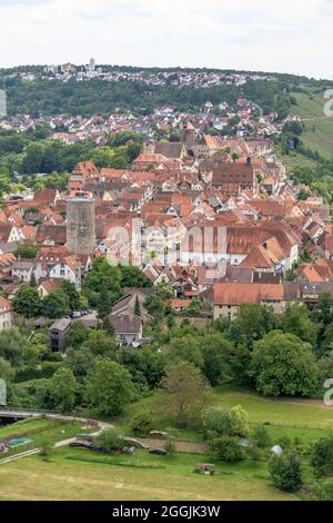 Europe, Germany, Baden-Wuerttemberg, Besigheim, view of the historic old town of Besigheim Stock Photo