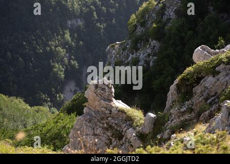 Vado di Sole area, near campo imperatore Stock Photo