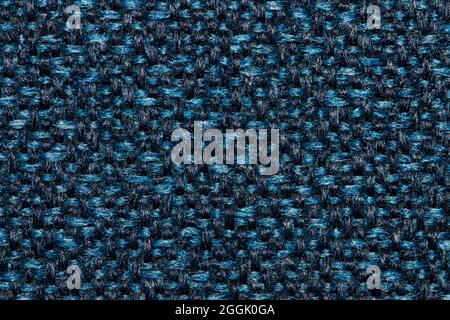 Navy blue fabric color swatch pattern with light colored flecks. Stock Photo