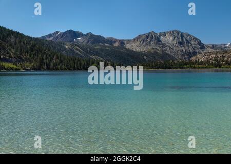 June Lake, Sierra Nevada, Mono County, California, USA, Stock Photo