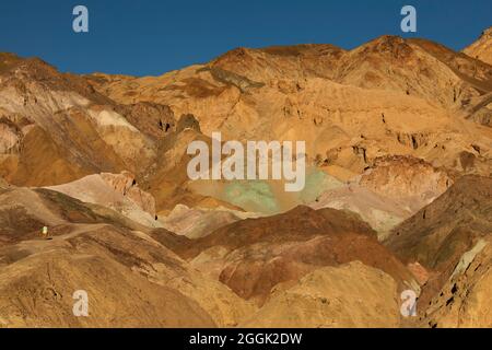 Artists Palette, Artist Drive, Amargosa Mountains, Death Valley National Park, California, USA Stock Photo