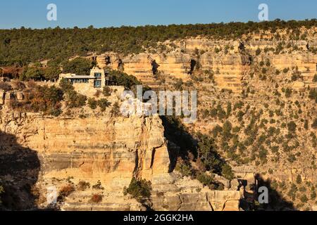 Lookout Studio, South Rim, Grand Canyon National Park, Arizona, United States, USA Stock Photo