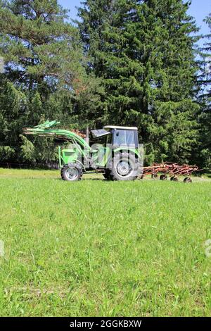 Breuberg, Hessen, Germany, Deutz D 4006 tractor. Displacement 25826 ccm, 35  hp, built in 1969 Stock Photo - Alamy