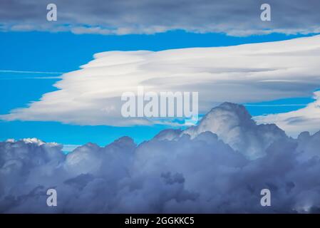 Clouds, Vulcano Island, Aeolian Islands, Sicily, Italy