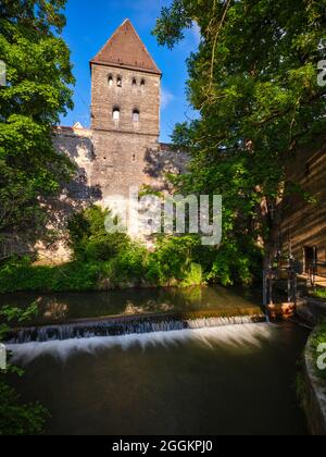 Germany, Augsburg, water tower at the bird gate, Stock Photo