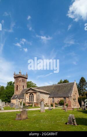 Dirleton Kirk / church in the village of Dirleton, in East Lothian, Scotland Stock Photo