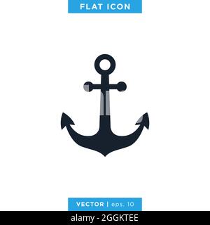 Anchor Icon Vector Stock  Illustration Design Template. Editable Vector EPS 10. Stock Vector