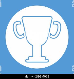 Icon Vector of Winner Up - White Moon Style - Simple illustration, Editable stroke, Design template vector, Good for prints, posters, advertisements, Stock Vector