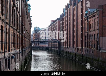 Hamburg, Germany - Warehouses in the Speicherstadt.