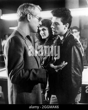 Paul Newman, Mary Elizabeth Mastrantonio, Tom Cruise, on-set of the Film, 'The Color of Money', Touchstone Pictures, Silver Screen Partners II, Buena Vista Distribution, 1986 Stock Photo