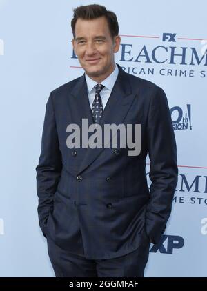 Los Angeles, USA. 01st Sep, 2021. Clive Owen arrives at FX's IMPEACHMENT: AMERICAN CRIME STORY Premiere held at the Pacific Design Center in West Hollywood, CA on Wednesday, ?September 1, 2021. (Photo By Sthanlee B. Mirador/Sipa USA) Credit: Sipa USA/Alamy Live News Stock Photo