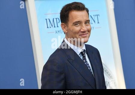 Los Angeles, USA. 01st Sep, 2021. Clive Owen arrives at FX's IMPEACHMENT: AMERICAN CRIME STORY Premiere held at the Pacific Design Center in West Hollywood, CA on Wednesday, ?September 1, 2021. (Photo By Sthanlee B. Mirador/Sipa USA) Credit: Sipa USA/Alamy Live News Stock Photo